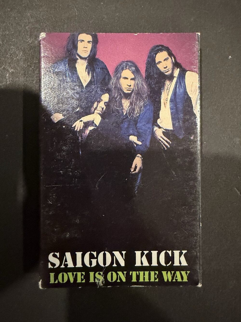 Saigon Kick "Love Is On The Way" Cassette Tape single, (1992)